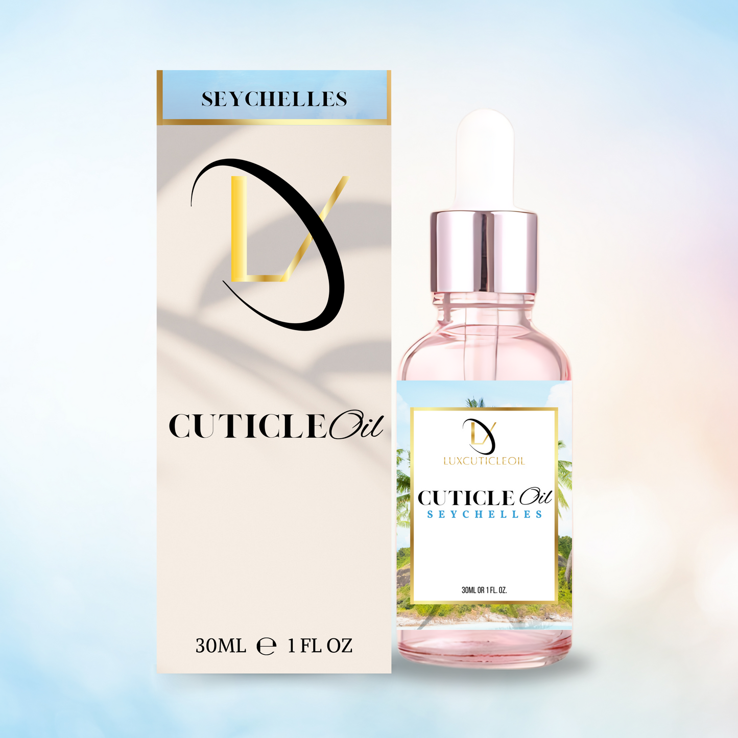 Perfume Inspired Cuticle Oil Dropper Bottle 30ML