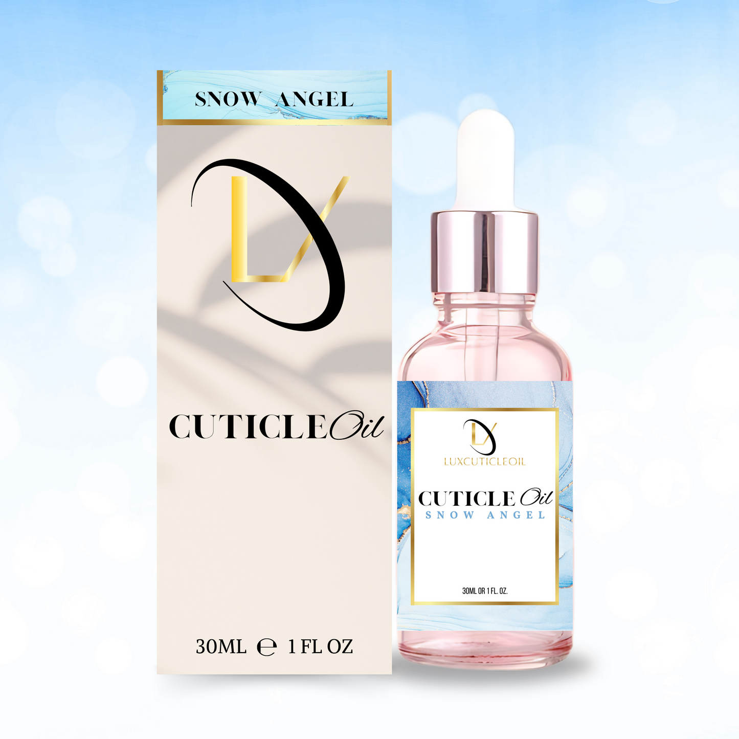 Perfume Inspired Cuticle Oil Dropper Bottle 30ML